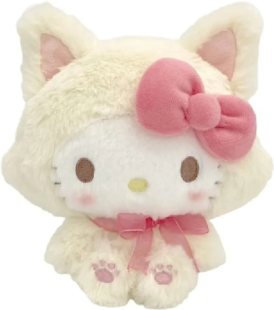 Sanrio Fluffy Pastel Nyanko Hello Kitty Plushie
