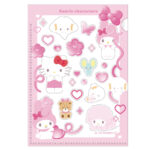 Sanrio Costumize Sticker Sheets Pink