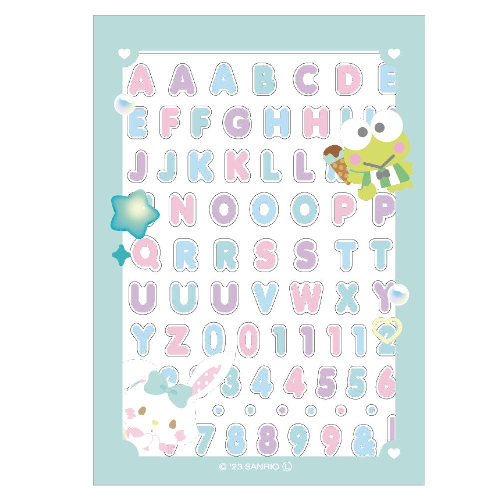 Sanrio Costumize Sticker Sheets Teal – VirtualCat Shop