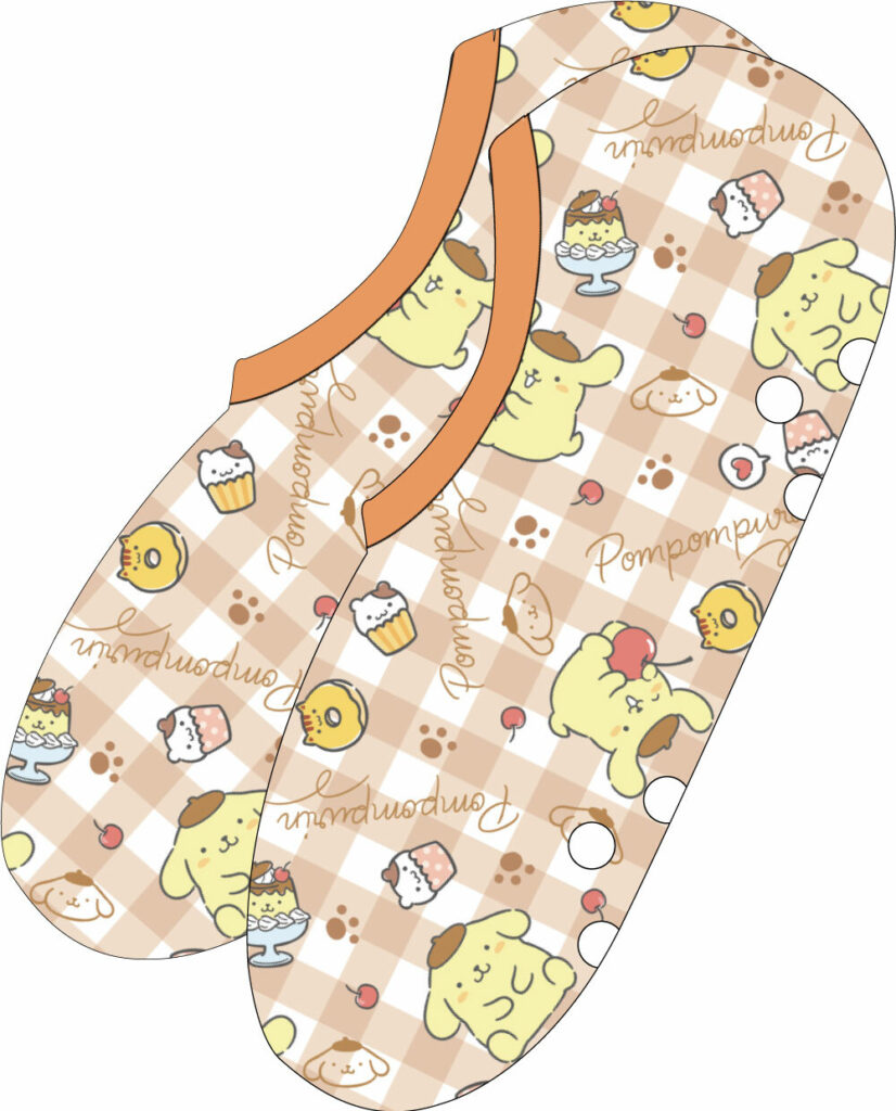Sanrio Pompompurin Anti Slip Ankle Socks