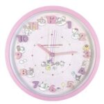 Sanrio Characters Pink Wall Clock